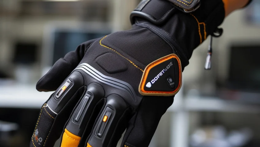 Smart Gloves with heart rate sensor